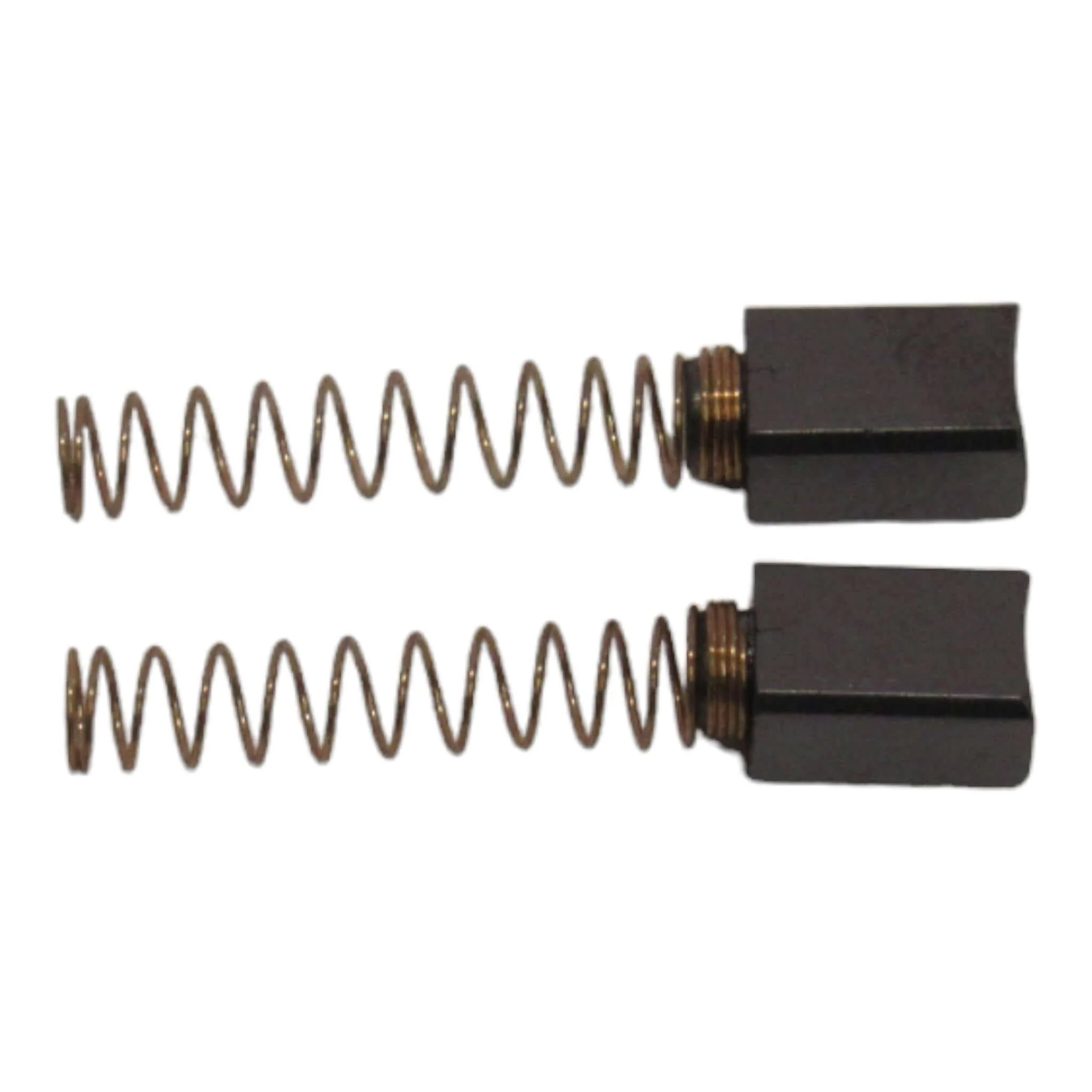 (2) Carbon Brushes with Springs 4.8 mm x 5.8 mm x 11 mm - Part # YM4014-P
