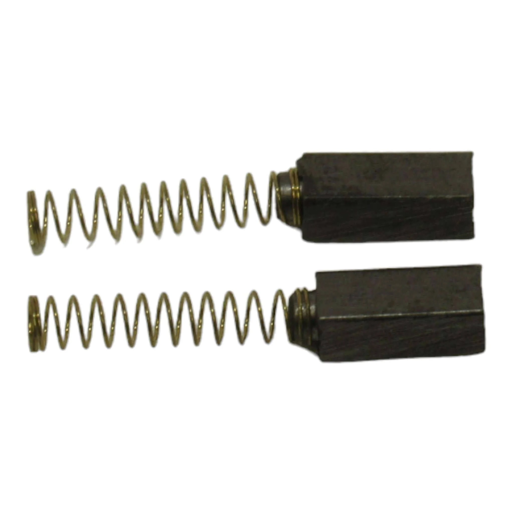 (2) Carbon Motor Brushes Medium Size with Springs5.3 mm x 4.7 mm x 12 mm - Part # YM4022-P