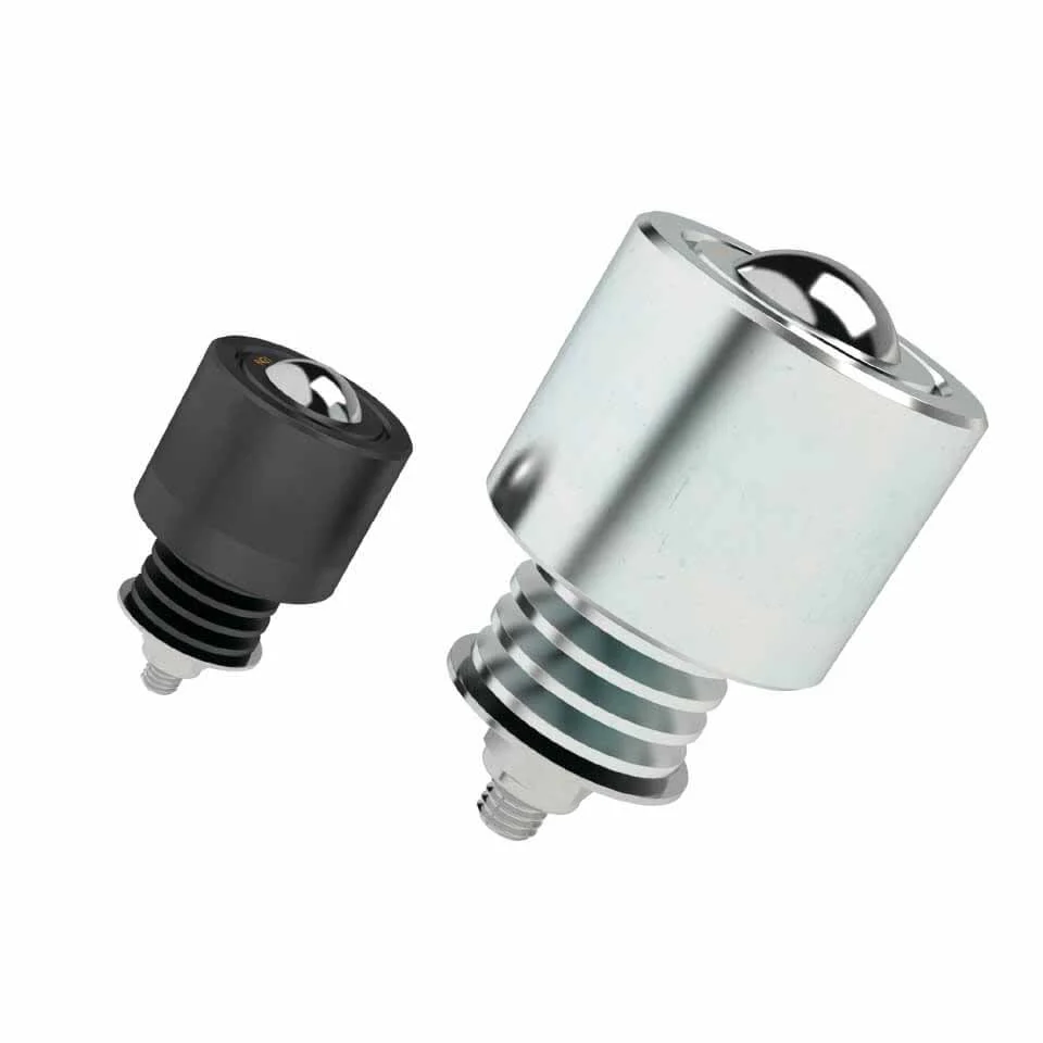20.6 x 31.8 14Kg High capacity ball transfer unit spring-loaded external Stainless Steel balls