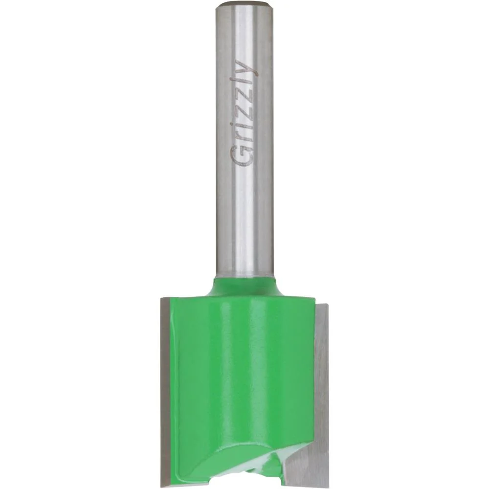 Grizzly C1006 - Double Fluted Straight Bit, 1/4" Shank, 3/4" Dia.