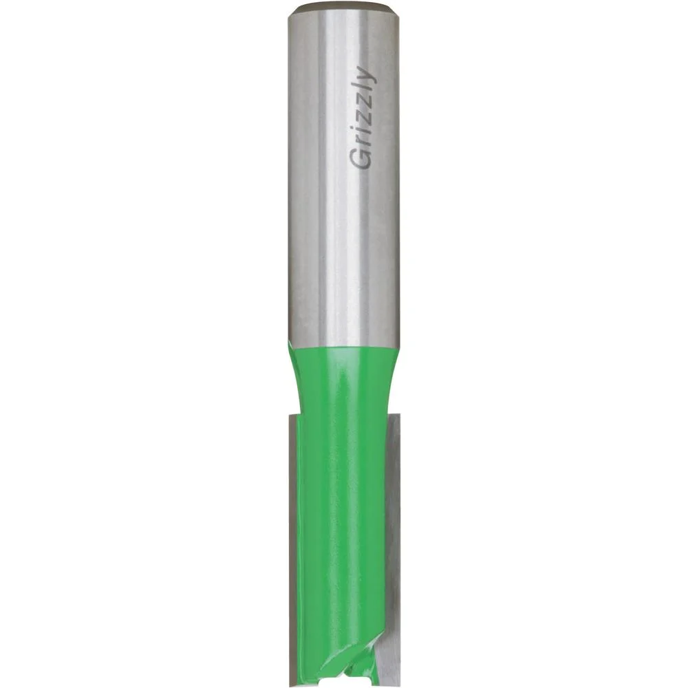 Grizzly C1011 - Double Fluted Bit, 1/2" Shank, 1/2" Dia., 1-3/16"L
