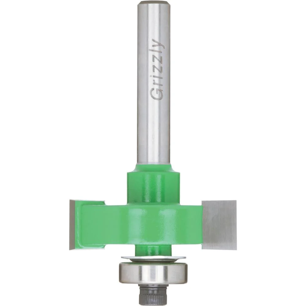 Grizzly C1044 - 3/8" Rabbeting Bit, 1/4" Shank