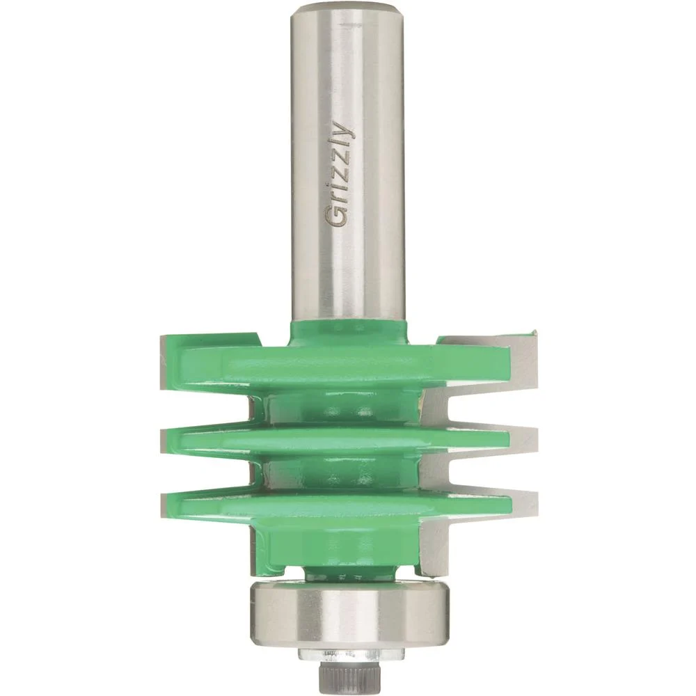 Grizzly C1367 - Finger Joint Bit w/ Guide Bearing, 1/2" Shank
