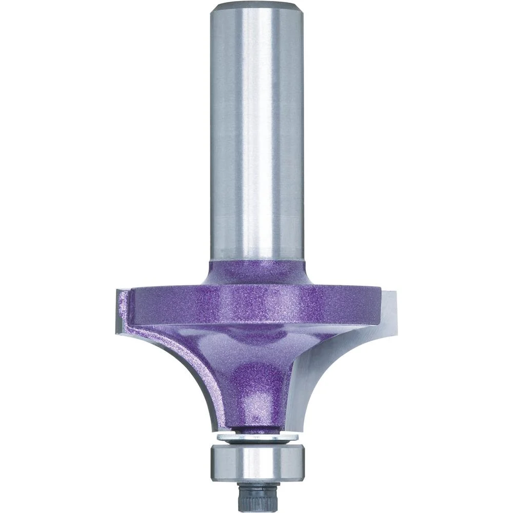 Grizzly C1725Z - 1/2"r Anti-Kickback Roundover Bit, 1/2" Shank
