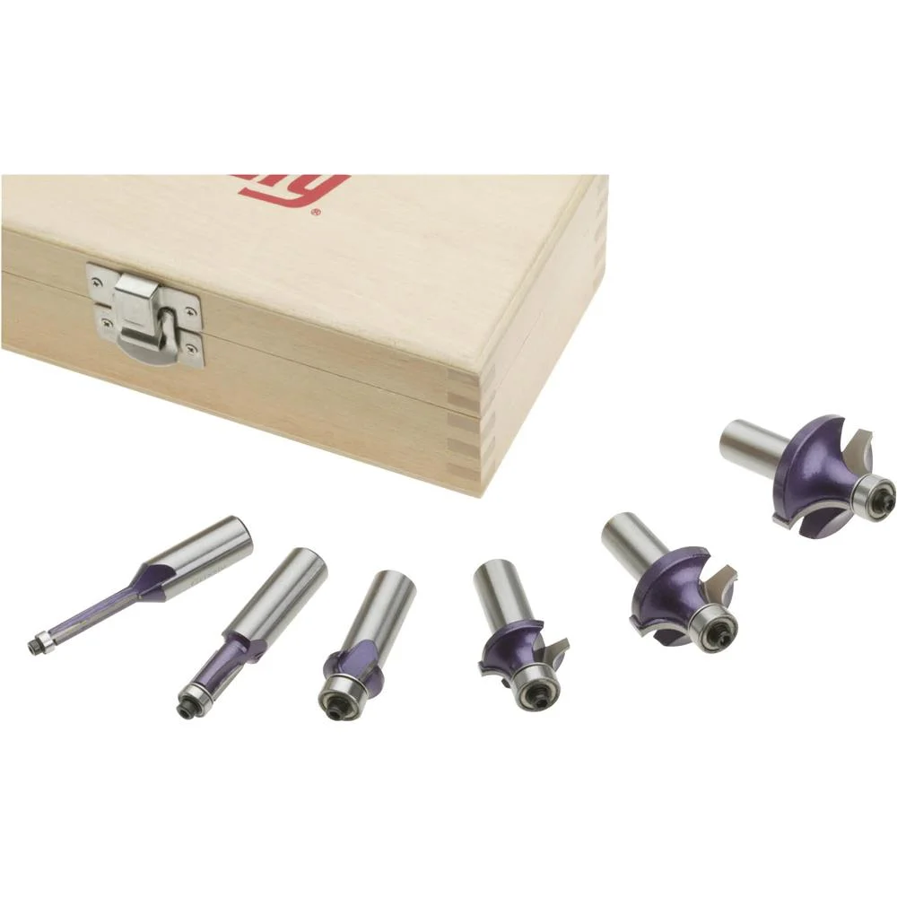 Grizzly H3428 - 6 Pc. Bit Set, 1/2" Shank