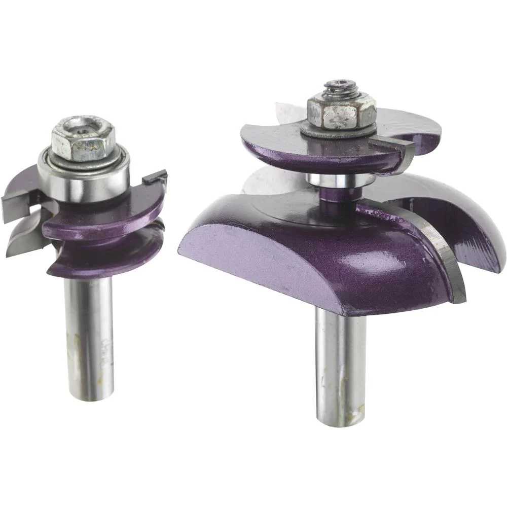 Grizzly H5553 - Panel Bit 2 Pc. Set w/ Undercutter, 1/2" Shank