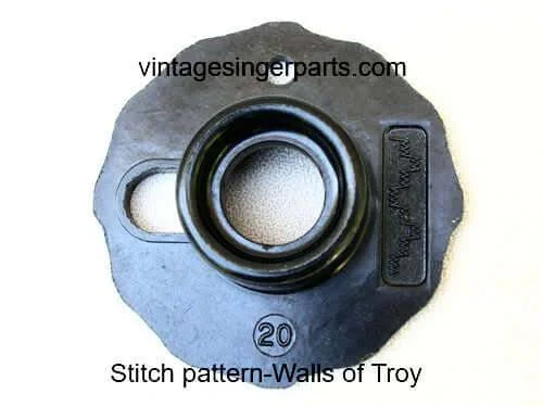 Original Singer Top Hat Cam # 20 Walls of Troy 174546 Fits Models 401, 403, 411, 431, 500, 503, 600 series