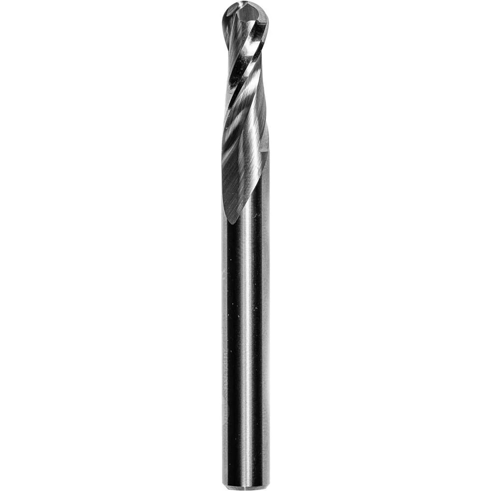 T33714 Shaper Tools 1/4 " x 3/4 " Up-Spiral Ball Nose Router Bit