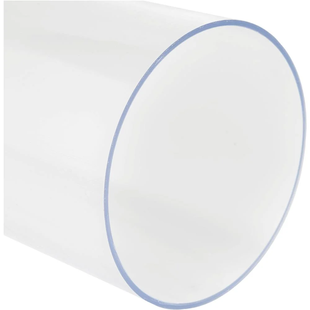 T34594 4" x 36" Clear Plastic Dust Collection PipeDurable clear pipe enhances efficiency through visibility during dust collector use.